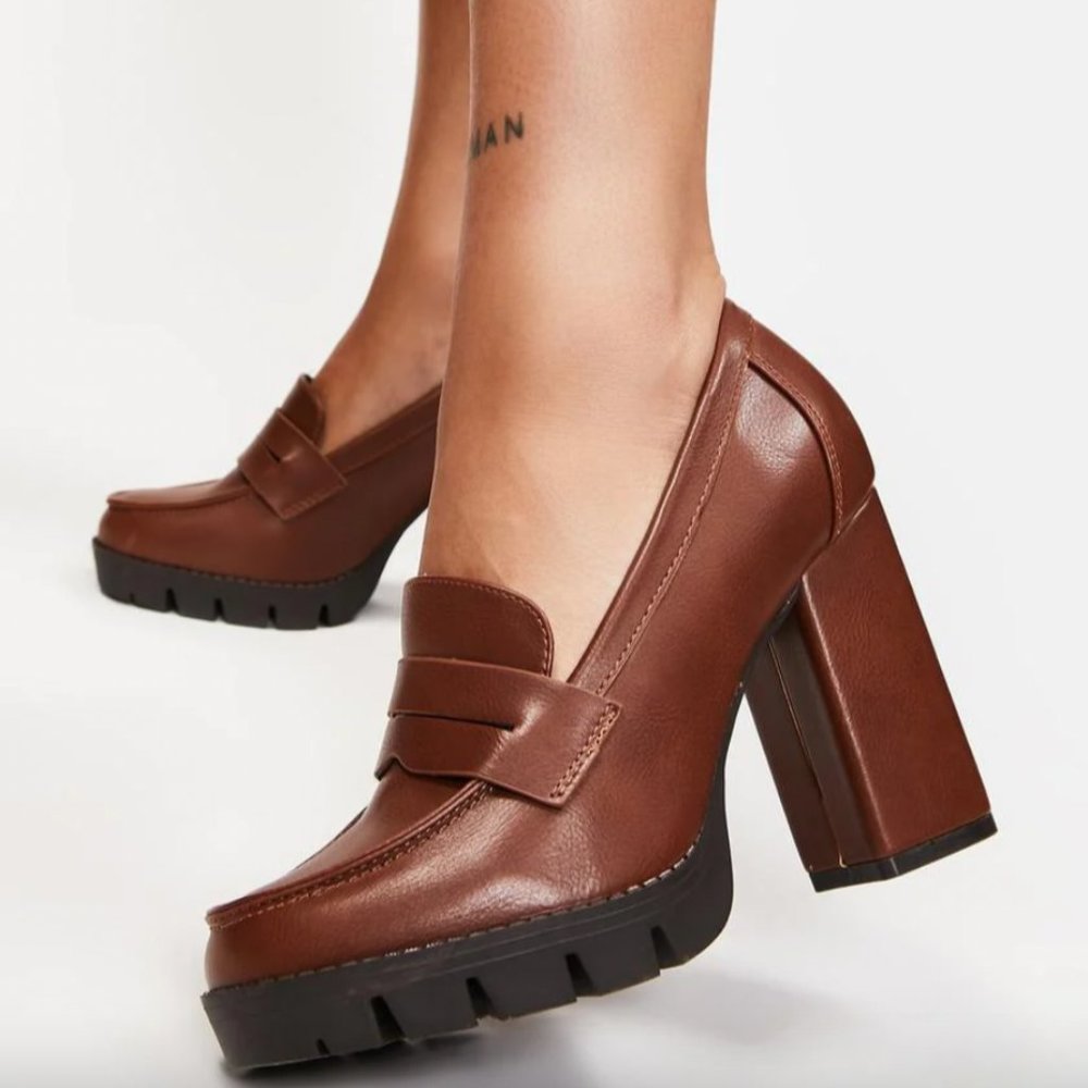 Chunky Platform Loafers